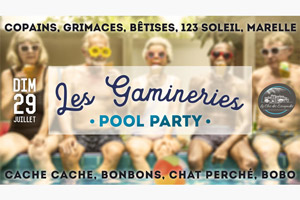 Event Facebook Cover - Les Gamineries Pool Party